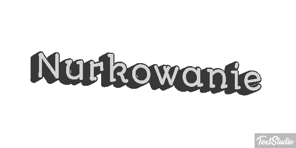 Nurkowanie Efekt tekstowy