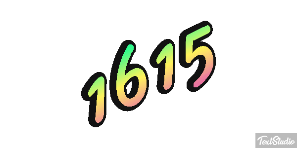 1615 Текстовый эффект