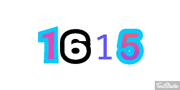 1615 Текстовый эффект