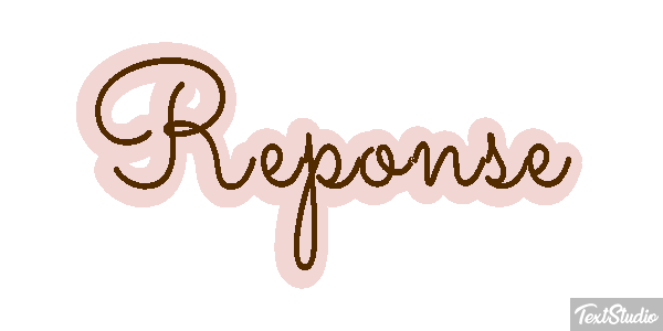 Réponse Text effect