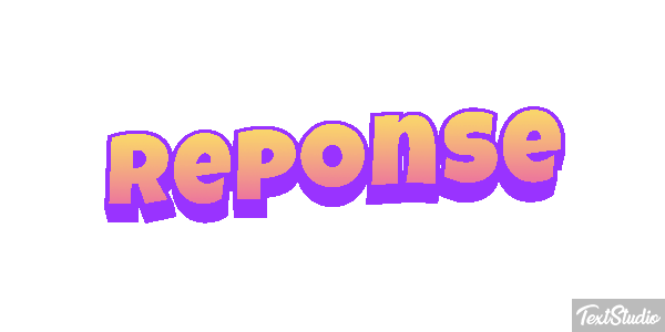 Réponse Text effect