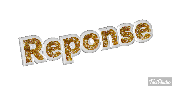 Réponse Text effect