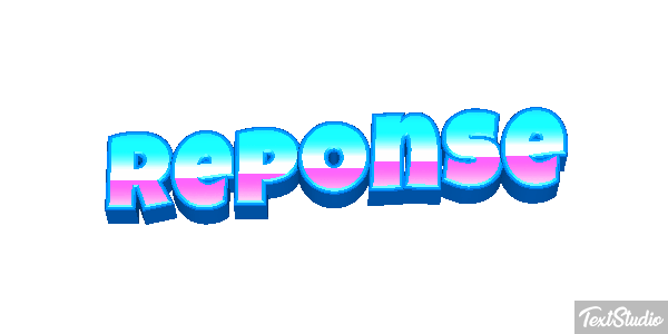 Réponse Text effect