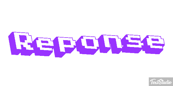 Réponse Text effect