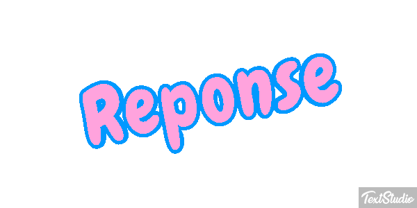 Réponse Text effect