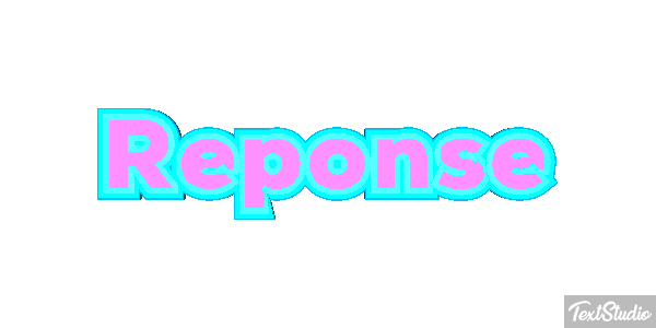 Réponse Text effect