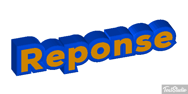 Réponse Text effect