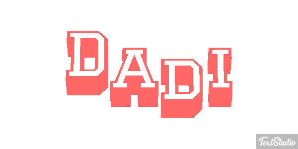 Dadi Text effect