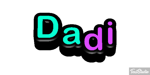 Dadi Text effect