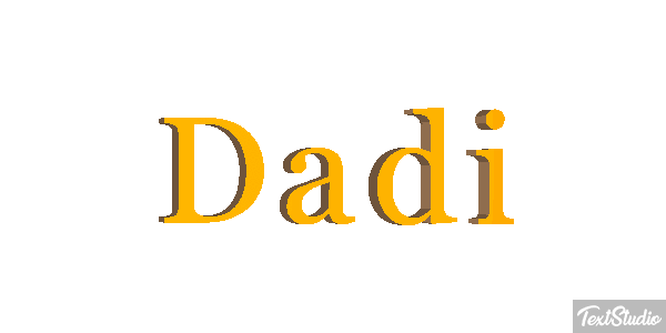 Dadi Text effect