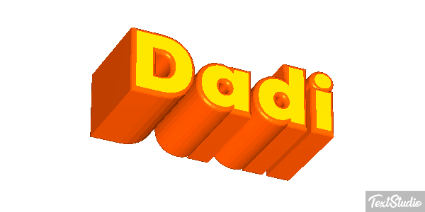 Dadi Text effect