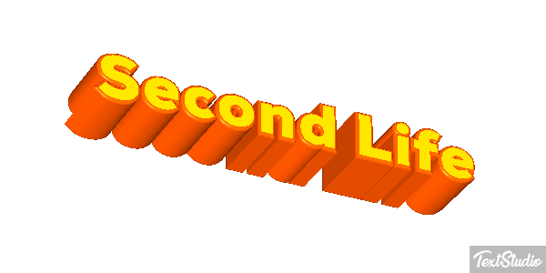 Second Life Efeito do texto