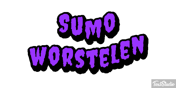 Sumo worstelen Tekst effect