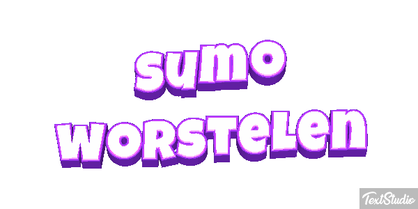 Sumo worstelen Tekst effect