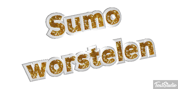 Sumo worstelen Tekst effect