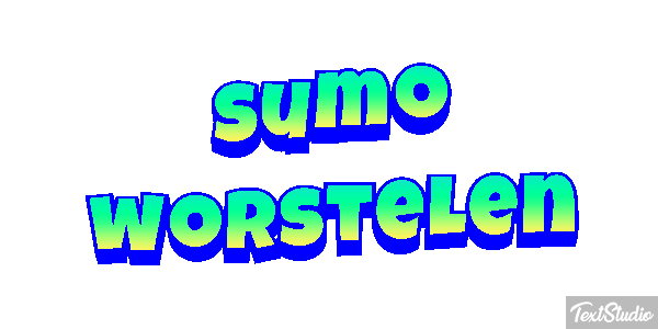 Sumo worstelen Tekst effect