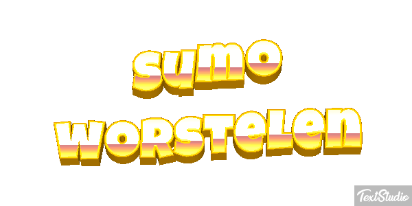 Sumo worstelen Tekst effect