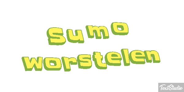Sumo worstelen Tekst effect