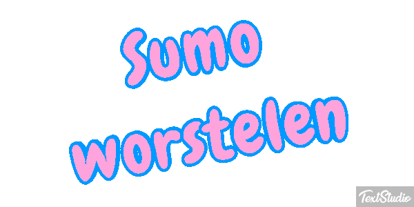 Sumo worstelen Tekst effect