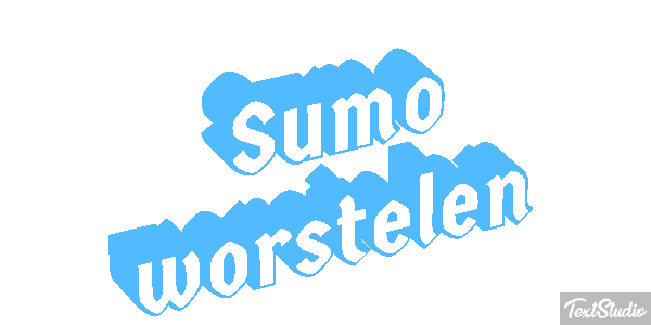 Sumo worstelen Tekst effect