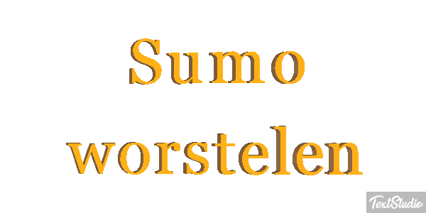 Sumo worstelen Tekst effect