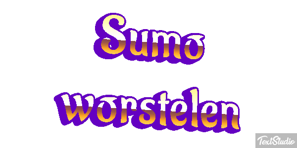 Sumo worstelen Tekst effect