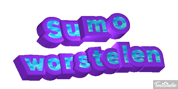 Sumo worstelen Tekst effect
