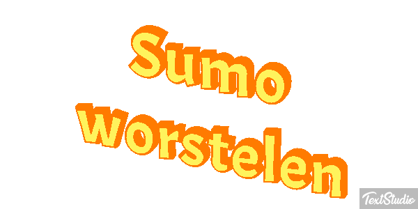 Sumo worstelen Tekst effect