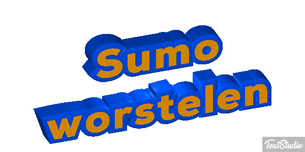Sumo worstelen Tekst effect