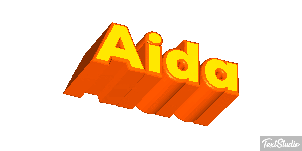 Aida Text effect