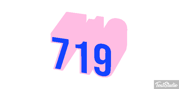 719 Text effect
