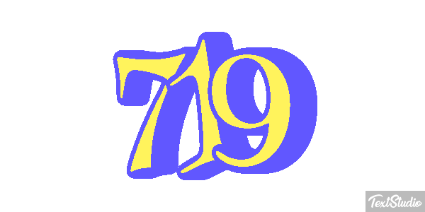 719 Text effect