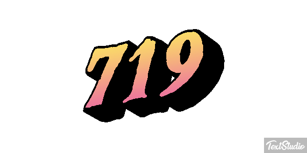 719 Text effect