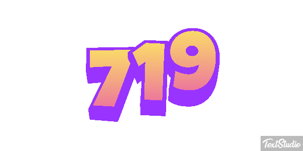 719 Text effect