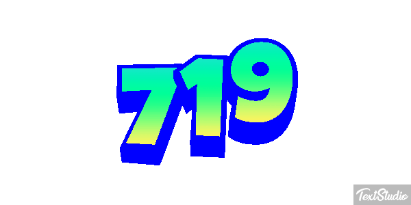 719 Text effect