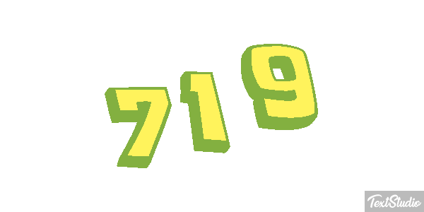 719 Text effect