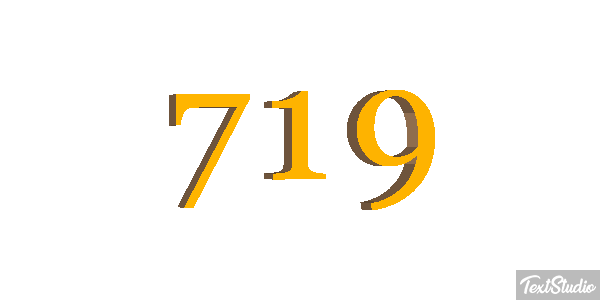 719 Text effect
