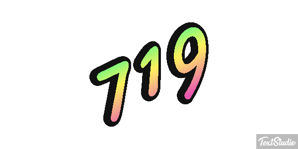 719 Text effect