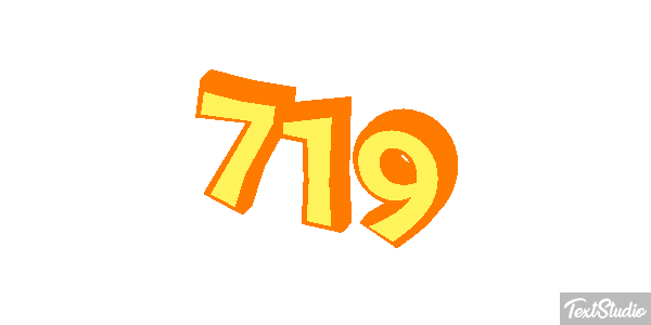 719 Text effect