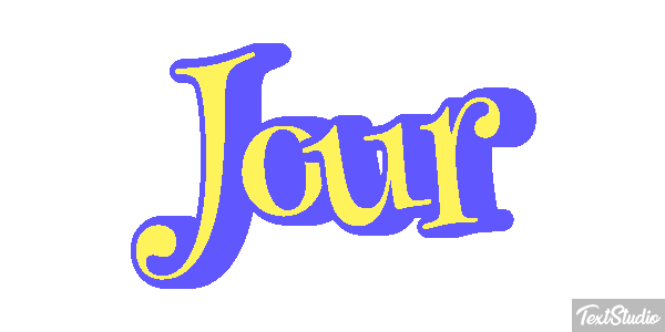 Jour Effet de texte