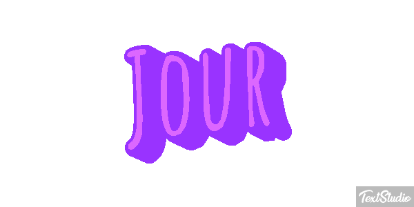 Jour Effet de texte