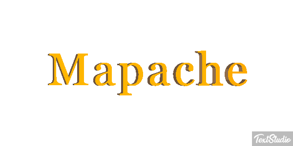 Mapache Texteffekt