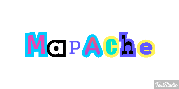 Mapache Texteffekt