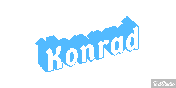 Konrad Text effect