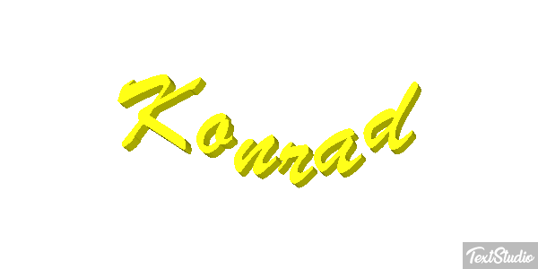 Konrad Text effect