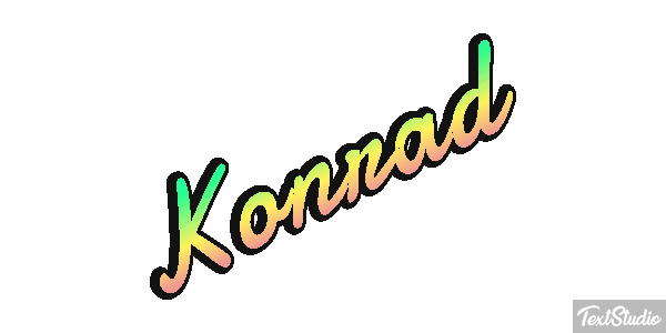 Konrad Text effect