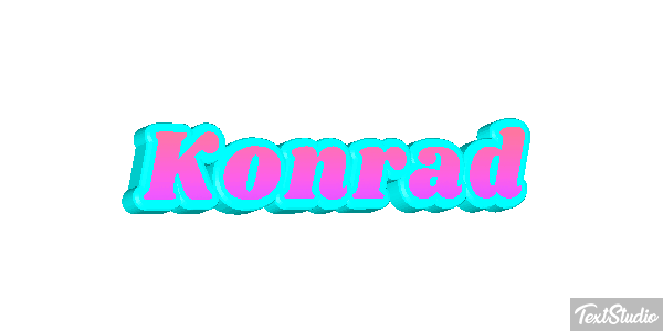 Konrad Text effect