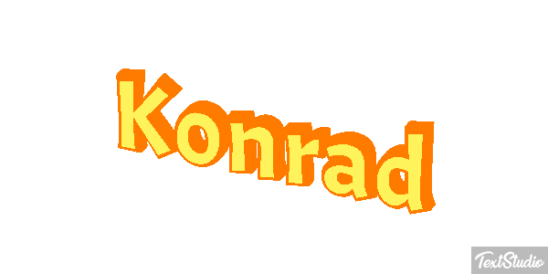 Konrad Text effect