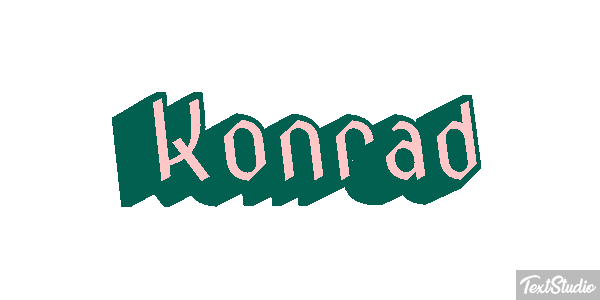 Konrad Text effect