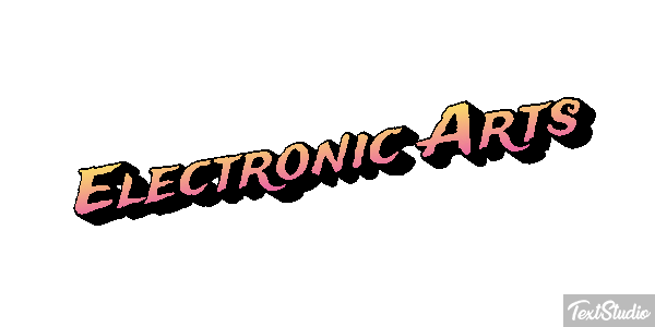 Electronic Arts Efecto de texto